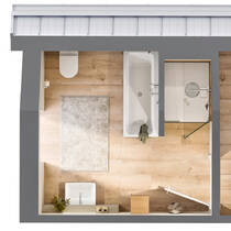 Ванна акрилова Villeroy&Boch Architectura UBA177ARE2V-01 170х70 см білий глянець, фото №6