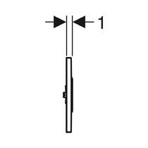 Клавиша смыва Geberit Sigma10 116.025.16.1 электронная, черный матовый, фото №3