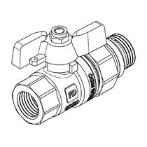 Кран кульовий зі згоном FADO New KA1, PN40 15 1/2