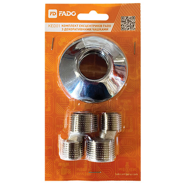 Комплект ексцентриків FADO KED01 з декоративними чашками 1/2
