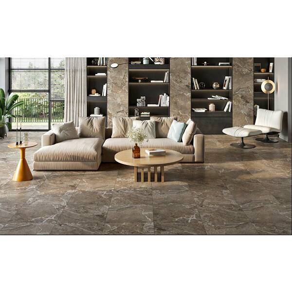 Керамограніт Cersanit Pulsar Brown Matt Rect** 59,8x119,8 см, фото 2