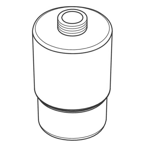 Стеклянная колба для дозатора Hansgrohe 94167000 запасная, фото 1