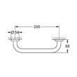 Поручень для ванни Grohe Essentials 40421GN1 золото брашоване, фото 2