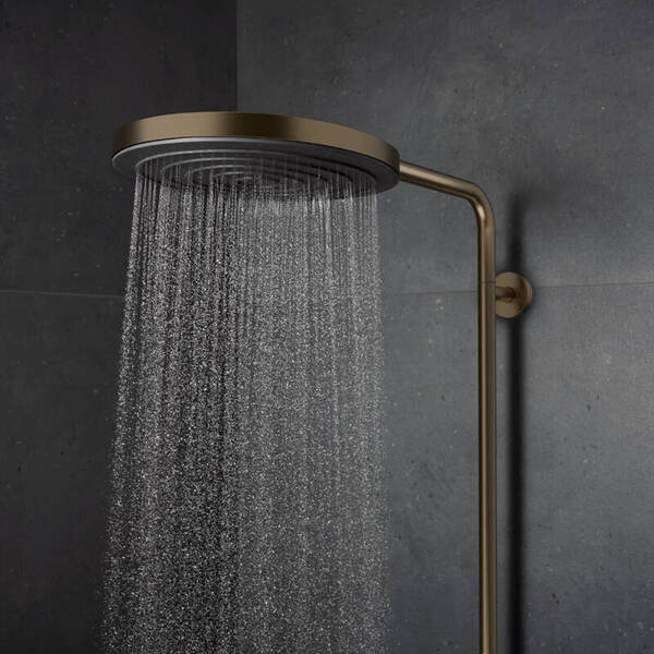Душова система Hansgrohe Pulsify S Puro Showerpipe 260 1jet 24237140 з термостатом, бронза матовий, фото 5