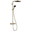 Душова система Hansgrohe Pulsify S Puro Showerpipe 260 1jet 24237140 з термостатом, бронза матовий, фото 1