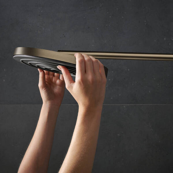 Душова система Hansgrohe Pulsify S Puro Showerpipe 260 1jet 24237140 з термостатом, бронза матовий, фото 4
