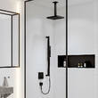 Тримач верхнього душу Hansgrohe 24339670 чорний матовий, фото 3