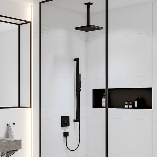Тримач верхнього душу Hansgrohe 24339670 чорний матовий, фото 3