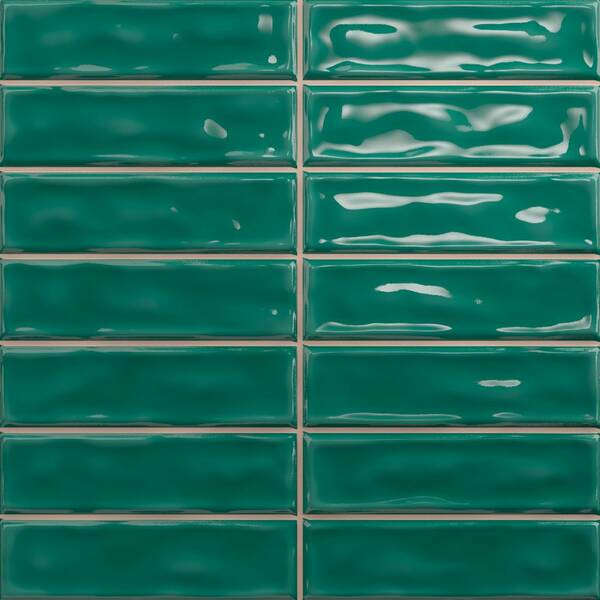Плитка Ceramica Deseo Sticks emerald 20x20 см - купить в магазинах