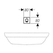 Смеситель скрытого монтажа для раковины Geberit Brenta 116.298.SN.1 электронный с термостатом, стальной, фото №2
