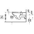 Унитаз подвесной Duravit DuraStyle 2559090000 безободковый, белый глянец, фото 3