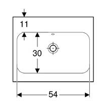 Раковина Geberit iCon Light 501.834.00.7 60 см білий глянець, фото №2