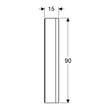 Дзеркальна шафа Geberit One 505.833.00.1 з LED-підсвічуванням 900х900 мм, фото 4