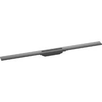 Решетка для душевого канала Hansgrohe RainDrain Flex 56046340 черный матовый хром 1000 мм, фото №1