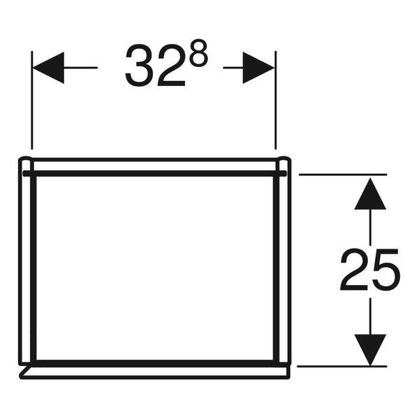 Пенал Geberit 502.316.01.1 подвесной 36 см белый глянец, фото 2