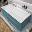 Ванна кварилова Villeroy&Boch Subway 3.0 UBQ180SBW2DV-RW 180х80 см з ніжками, білий матовий, фото 9