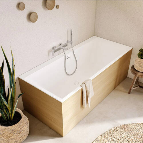 Ванна кварилова Villeroy&Boch Subway 3.0 UBQ180SBW2DV-RW 180х80 см з ніжками, білий матовий, фото 7