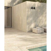 Керамограніт Italgraniti I Travertini TR03BA Travertino Beige Vein Cut Sq. 60x120 см, фото №4