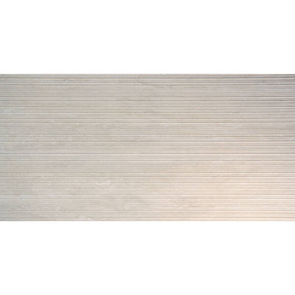 TR01BAR TRAV.BIANCO VEIN CUT RIBBED SQ. 120X60
