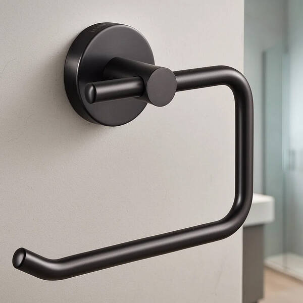 Тримач для туалетного паперу Аква Родос Gloria Gun Metal 8116 без кришки, графіт матовий, фото 1