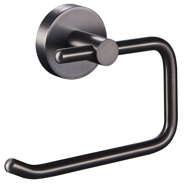 Тримач для туалетного паперу Аква Родос Gloria Gun Metal 8116 без кришки, графіт матовий, фото 2