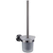Щітка для унітазу Аква Родос Gloria Gun Metal 8129 з тримачем, графіт матовий, фото 2