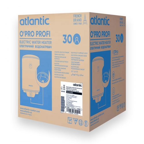 831252 Водонагрівач побутовий електричний Atlantic OPRO PROFI VM 030 D400S (1200W) (1 сорт)