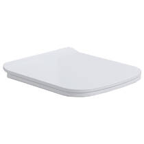 Кришка для унітаза-компакта Primera Basic soft-close, білий глянець, фото №1