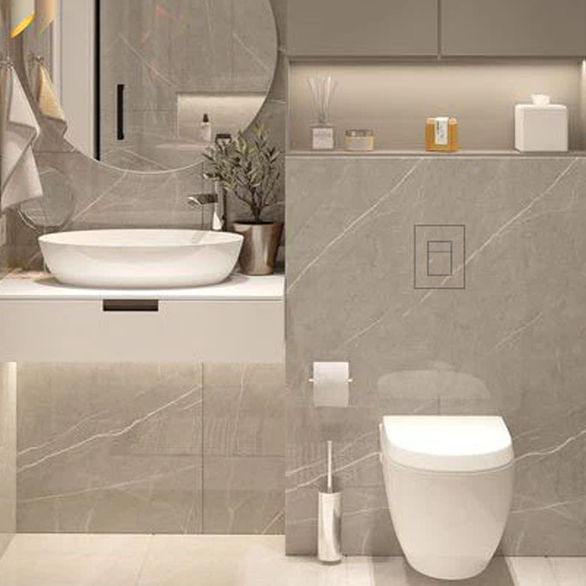 E10009 Прихована кнопка змиву Edplit CWG(Grohe) (1 сорт)