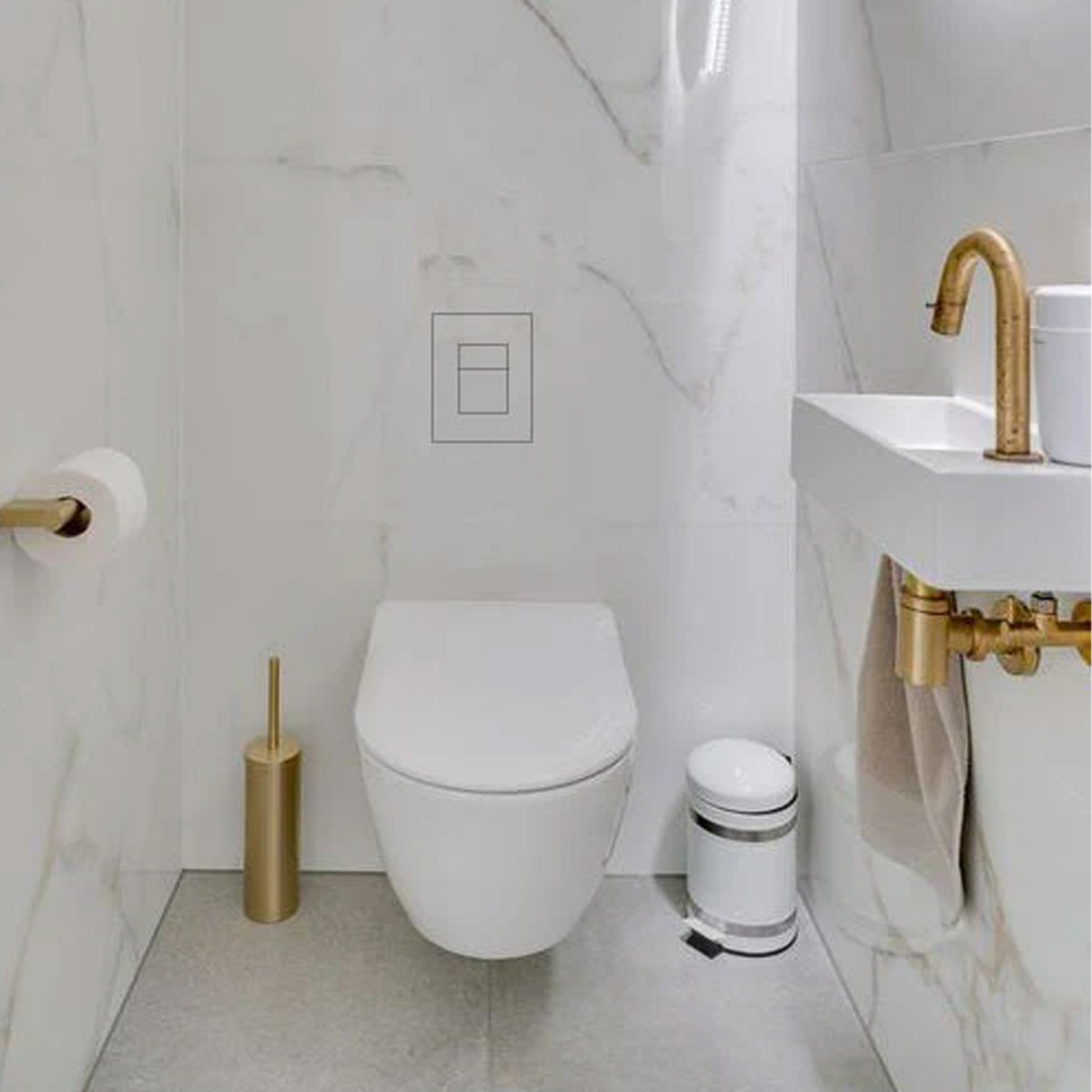 E10009 Прихована кнопка змиву Edplit CWG(Grohe) (1 сорт)
