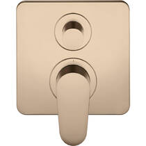 Змішувач прихованого монтажу для ванни/душу Axor Citterio M 34425300 червоне золото полірований, фото №1