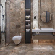 Керамограніт Golden Tile Metallica Сірий 782580 60x60 см, фото №4