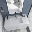 Тумба Devit Style 442100W 100 см з раковиною, біла, фото 5