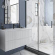 Тумба Devit Style 442100W 100 см з раковиною, біла, фото 4