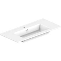 Тумба Devit Comfort 332100W 100 см с раковиной, белая, фото №2