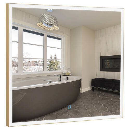 Дзеркало Аква Родос Luce 27431 з LED-підсвічуванням 800х700 мм, фото 1
