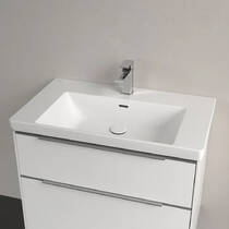 Раковина Villeroy&Boch Subway 3.0 4A7080R1 80 см білий глянець, фото №6