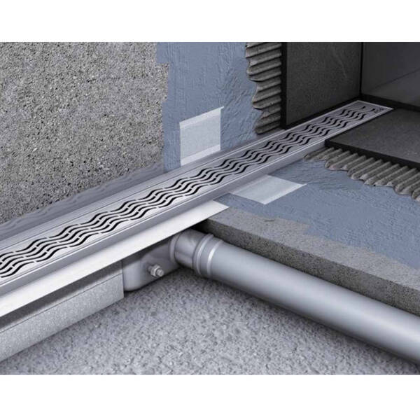 Душевой канал ACO ShowerDrain C-line 9010.88.09 (408758) с вертикальным фланцем 785 мм, фото 3