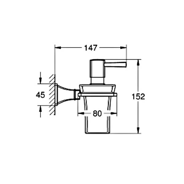 Дозатор для рідкого мила Grohe Grandera 40910IG0 з тримачем, хром/золото, фото 2