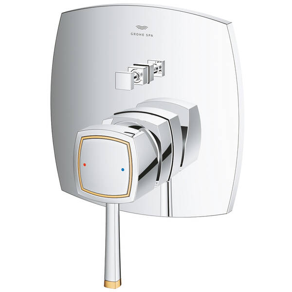Змішувач прихованого монтажу для ванни Grohe Grandera 24260IG0 хром/золото, фото 4