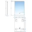Дзеркало Devit Acqua 5255670 500х700 мм закруглене, з тачсенсором та LED підсвідкою, фото 6