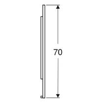 Дзеркало Geberit Option Plus Square 502.781.14.1 з LED-підсвічуванням 600х700 мм, фото №4