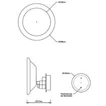 Косметичне дзеркало Decor Walther BS 17 Touch 0121700 з LED-підсвічуванням та збільшенням 5х, хром, фото №3
