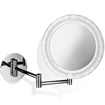 Косметичне дзеркало Decor Walther BS 17 Touch 0121700 з LED-підсвічуванням та збільшенням 5х, хром, фото №1