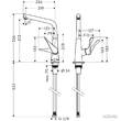 Змішувач для кухні Hansgrohe Metris 14822000, фото 2