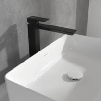 Змішувач для раковини Villeroy&Boch Subway 3.0 TVW112004000K5 високий, чорний матовий, фото №3