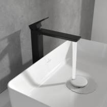 Змішувач для раковини Villeroy&Boch Subway 3.0 TVW112004000K5 високий, чорний матовий, фото №4