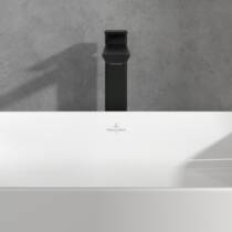 Змішувач для раковини Villeroy&Boch Subway 3.0 TVW112004000K5 високий, чорний матовий, фото №7