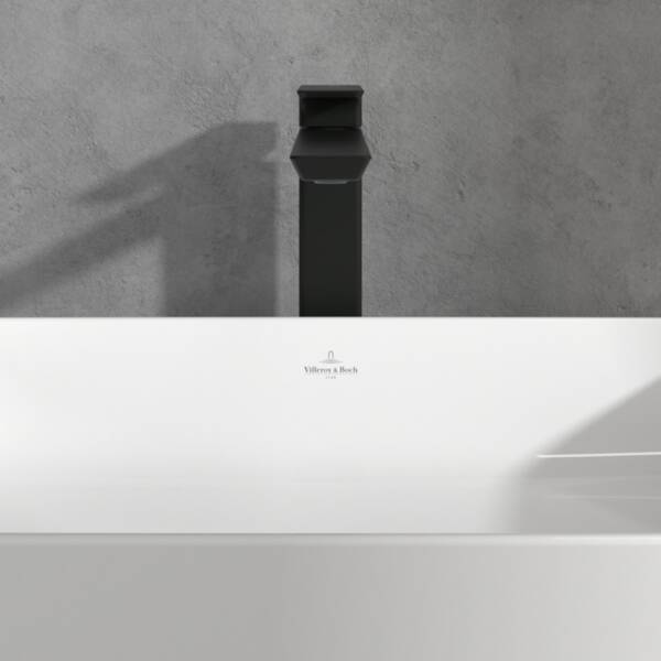 Змішувач для раковини Villeroy&Boch Subway 3.0 TVW112004000K5 високий, чорний матовий, фото 7