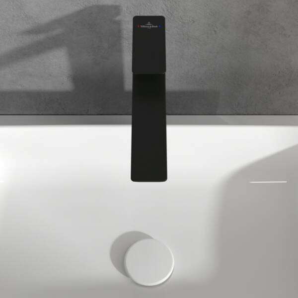 Змішувач для раковини Villeroy&Boch Subway 3.0 TVW112004000K5 високий, чорний матовий, фото 8